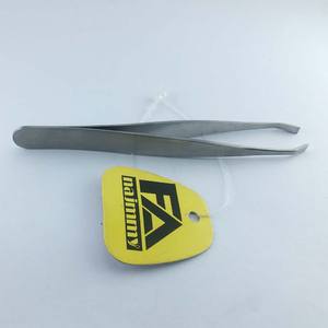 Pince à épiler les sourcils de salon de beauté en acier inoxydable à pointe droite idéale pour la vente de produits - Product Image 5