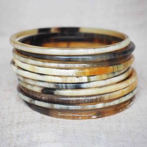 Bracelet femme de qualité supérieure fait à la main à partir de corne brute moins cher prix cornes bracelets approvisionnement direct - Product Image 4