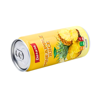 Datafa OEM/ODM Ananassap 250ml blikje met en zonder vruchtvlees, puur vers fruitsap