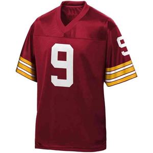 Maillot de football américain personnalisé 100% polyester, vêtements de sport respirants avec manches courtes, techniques d'impression - Product Image 3