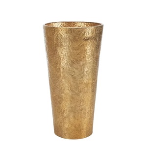 Martelé Designer Look Classique De Mariage Déco En Métal Fleur Vase De Luxe De Noël De Table Décoratif Avec Taille Personnalisée - Product Image 4