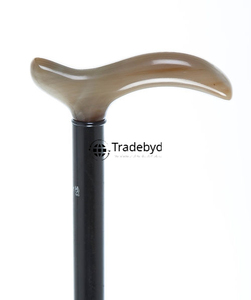 Mango de bastón de cuerno decorativo para bastones coleccionables Artesanía Premium Tradebyd - Product Image 4