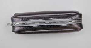 Nouvel arrivage Sac à crayons en cuir de grande capacité avec fermeture éclair Triangle Pochette à crayons Classique Luxe Bureau École Papeterie Organisateurs - Product Image 3