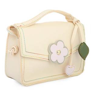 กระเป๋าสะพายไหล่สำหรับเด็กผู้หญิง (NS01-295) - สีน้ำตาลอ่อน - Product Image 1