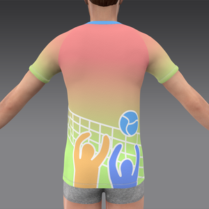 Camiseta de Voleibol Fabricada por OEM 100% Poliéster con Nombre de Equipo Personalizado, Número, Logotipo y Opciones de Color para Adultos Unisex - Product Image 6