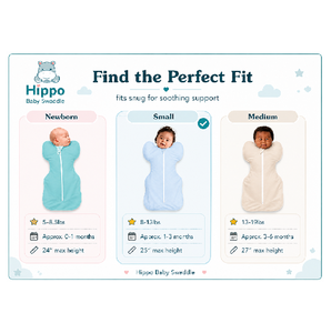 Snug Hippo Baby Swaddle Pink <b>Comfortable</b> Newborn Sleep Sack Ergonomic Arms Up Design Premium Soft Cotton - Product Image 2