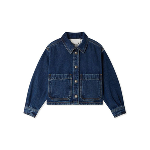 Chaqueta Vaquera de Manga Larga para Mujer, Color Sólido, Informal, de Alta Calidad, Oferta de Otoño de Mosaic Impex - Product Image 2