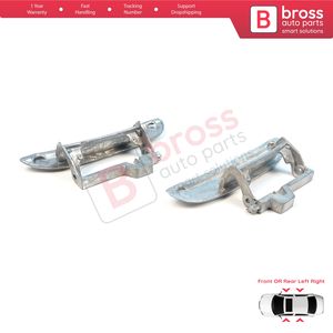 Manija Exterior de Metal para Puerta Delantera o Trasera Izquierda o Derecha BDP1595 para Serie 5 E39 1996-2003 Sedán de 4/5 Puertas Touring 51218245461 - Product Image 3