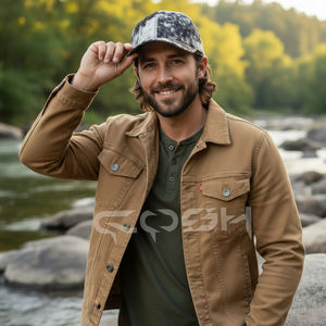 Gorra de Béisbol de Cuero con Pelo Real - Product Image 2