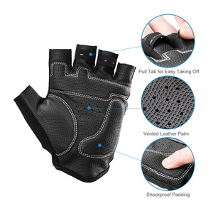 Guantes de Ciclismo de Alta Calidad para Hombre y Mujer, Servicio OEM de Levantamiento de Pesas, Guantes de Medio Dedo para Ciclismo, Motocicleta y Bicicleta de Montaña - Product Image 5