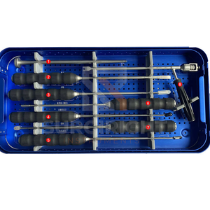 Juego de instrumentos de tornillo de pedículo espinal Sistema de columna vertebral 5,5 de Surgiright - Product Image 1