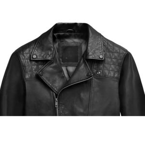 Veste d'hiver en peau de mouton véritable originale pour homme, col montant, logo frontal, imperméable, coupe-vent, dernier design, OEM, haute qualité, personnalisable - Product Image 3