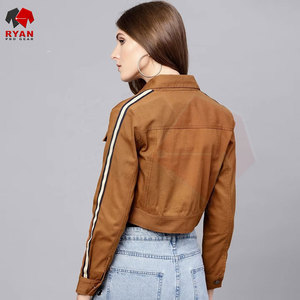 Veste en jean moderne pour femmes, fabriquée en denim lavé de haute qualité, pour un usage quotidien et des tenues décontractées - Product Image 2
