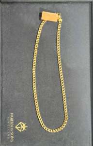 Cadena Cubana de Oro Rosa de 18 Quilates para Hombre, Acabado Italiano, Oro Macizo Chapado en Rodio, Certificado por Terceros, Cadena Fina para Boda - Product Image 2