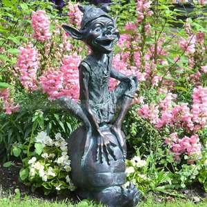 Granja moderna Pixie escultura decorativa jardín accesorios hechos a mano fundido Pixie al aire libre decoración del hogar estatuilla precio al por mayor - Product Image 4