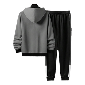 ชุดวอร์ม2ชิ้นแบบสวมหัวสำหรับผู้ชายชุดวอร์มแนวสตรีทแฟชั่น - Product Image 5