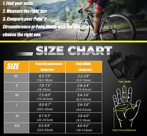 ถุงมือปั่นจักรยานเล่นกีฬาใช้ในยิมถุงมือปีนเขาครึ่งนิ้วกันกระแทก - Product Image 6