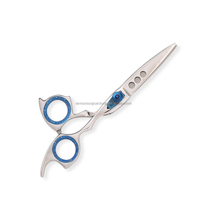 CISEAUX DE COUPE DE PRÉCISION PROFESSIONNELS POUR COIFFEURS, EN ACIER INOXYDABLE, AVEC VIS DE RÉGLAGE FIN, POUR SALON ET USAGE DOMESTIQUE, MARQUE DAVICON - Product Image 4