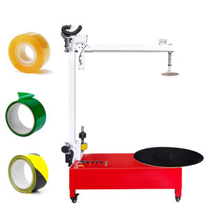 Película de cinta Wallepac, máquina de embalaje completamente automática, máquina de embalaje portátil de equipaje de cartón eléctrico con tocadiscos de 40/60Cm - Product Image 1