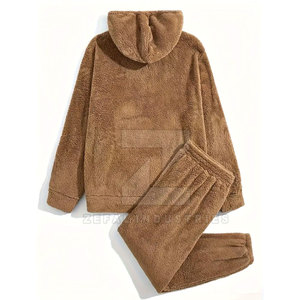 Ensemble de survêtements pour hommes de haute qualité, légers, longs, d'hiver, grande taille, à capuche, respirants, coupe-vent, écologiques, 100% coton - Product Image 2