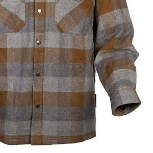 Meilleure flanelle de protection moto chemise d'équitation Protection principale protecteurs réglables 5 points armure respirant fil teint hiver - Product Image 6