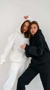 Sudadera con capucha informal de poliéster para hombre, jersey de manga larga, holgado, personalizado, hecho en la india, venta al por mayor - Product Image 5