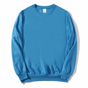 Sudadera personalizada para hombre lavada con ácido de gran tamaño de cuello redondo Streetwear Drop Shoulder sudaderas con capucha para hombre 100% algodón polar - Product Image 6