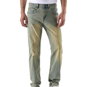 Pantalones Vaqueros para Hombre, Ligeros, Talla Grande Personalizada, Cómodos - Product Image 1