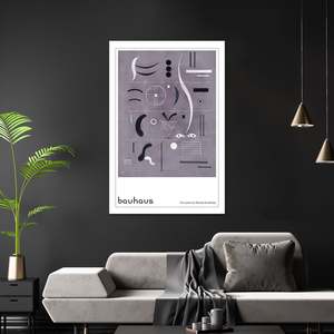 Bauhaus <b>Poster</b> Four Parts by Wassily Kandinsky for Wall Decor - Product Image 1