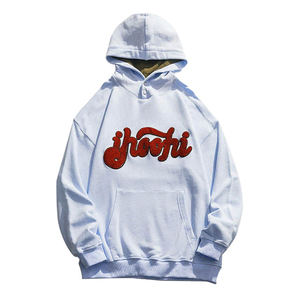 เสื้อฮู้ดผ้าฟลีซทำจากผ้าฝ้ายมีหลายสีงานตามสั่งและมีฮู้ดปักผ้ากำมะหยี่สำหรับผู้ใหญ่ - Product Image 2