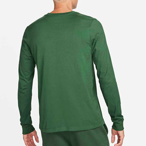 2025 tout neuf de haute qualité sur mesure hommes polyester/coton mélangé écologique coupe régulière T-Shirt à manches longues Logo personnalisé - Product Image 2