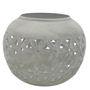 Décoration d'éclairage de jardin Porte-bougie en métal Set de 3 pots de bougie de couleur rouge pour décoration de table de salon - Product Image 6