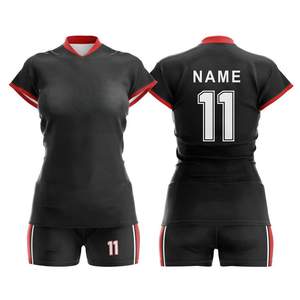 Uniformes de Voleibol Unisex de Alta Calidad, Personalizados con Impresión por Transferencia de Calor, 100% Poliéster, para Equipos Deportivos - Product Image 6