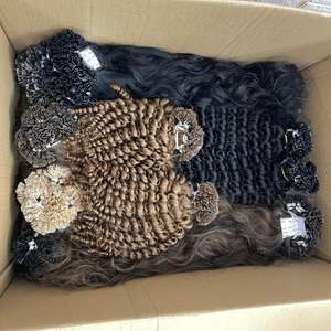 Wholesale 100% Vietnamese raw hair vendor steam <b>curly</b> human hair extensions raw hair <b>bundles</b> double drawn - Product Image 6