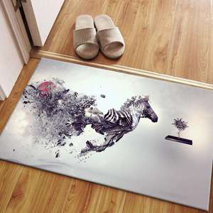 Alfombras de Cebra Surrealistas, Alfombra Contemporánea, Alfombra Moderna, Alfombra Gobelino - Product Image 4