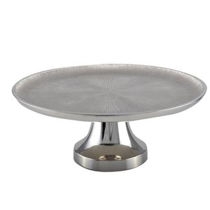 Soporte de pastel de Metal de latón AK, parte superior redonda de mármol y Pilar de Base de Metal con acabado dorado, soporte de pastel atractivo para restaurante/Hotel - Product Image 2