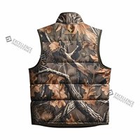 Meilleur sublimation qualité super fantastique camouflage gilet de chasse oiseau forêt gilet de chasse pour prix de gros