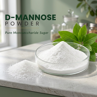Poudre de D-Mannose Sauvage Certifiée HPLC, Monosaccharide Pur, Ingrédient d'Extrait Végétal pour Matière Première de Qualité Cosmétique