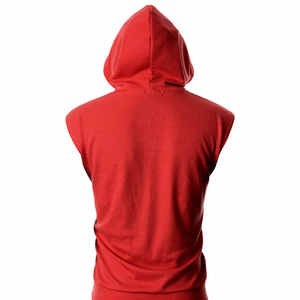 Unisex Athletic <b>Sleeveless</b> <b>Hoodie</b> 100% Cotton Fleece Gym Training Quick Dry Winter Sports Fitness High Quality <b>Men's</b> Workout - Product Image 6
