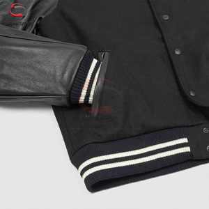 Chaqueta Universitaria Impermeable de Lona y Lana, Personalizable, de Marca Propia, en Varios Colores, a Precio Económico, de Moda y Alta Demanda - Product Image 4