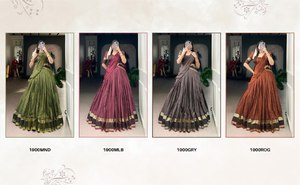 Lahenga Choli Dupatta Chettinad de Manga Corta para Todas las Temporadas con Trabajo de Tejido de Zari - Product Image 6