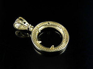 Hollow Circle Moissanite Diamond <b>Pendant</b> S925 <b>Silver</b> Iced Out Custom Jewelry for <b>Men</b> Women Hip Hop Luxury Fashion <b>Necklace</b> - Product Image 3