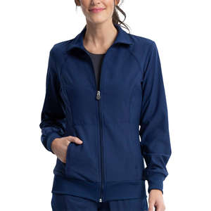 Veste de travail en tissu éponge à manches longues, uniforme médical d'hôpital, vestes médicales douces, adaptées au personnel pharmaceutique - Product Image 4