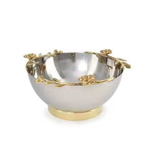 Affordable stainless serving bowls lightweight strong for everyday use with ring handles for easy portable - Product Image 5