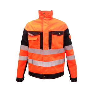Usine directe 100% Polyester Construction sécurité hiver travail veste sécurité vestes réfléchissantes en plein air chaud vêtements de sécurité - Product Image 5