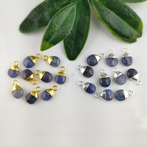 จี้หินแทนซาไนต์ประจำเดือนธันวาคม - รูปทรงเรียบเนียน ทำจากเงินแท้ 925 สำหรับทำสร้อยคอ DIY ขายส่ง - Product Image 3
