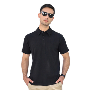 Polo informal de manga corta para hombre, moda de verano, mezcla de algodón, transpirable, ligero, elegante, diseño clásico de bloques de Color - Product Image 1
