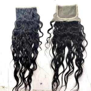 100% Transparent pour dentelle frontale avec cuticules alignées Qualité RAW Meilleures fermetures frontales de cheveux humains indiens Meilleur fournisseur direct - Product Image 3