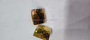 Costum Wholesale Fashionable Brass <b>Earring</b> Natural Finish Beautiful Look Trendy Designer Tops Handmade <b>Earrings</b> By FWE - Product Image 5