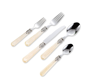 Customized Stainless Steel Spoon Cutlery 8 Piece Fork Butter Knife Best <b>Weddings</b> Occasions Cutlery Utensil Set Spoon - Product Image 6